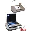 New Lap/Laptop Desk/Table with Light/Lamp & Cushion