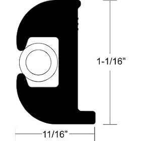 Universal Flexible Vinyl Rub Rail Kit by