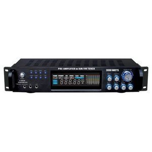 Pyle P3001AT 3000W Hybrid Pre Amplifier with AM/FM Tuner
