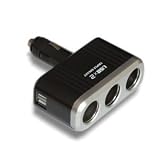New Car Multiple Cigarette Socket USB Five-Outlet 12 volt DC Adapter - From UK Emporium (Free Delivery)