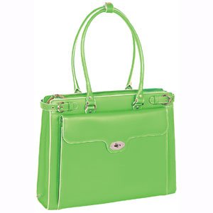 McKleinUSA 94831 WINNETKA Leather Ladies Briefcase with Removable Sleeve - Green McKleinUSA 94831 WINNETKA Leather Ladies Briefcase with Removable Sleeve - Green