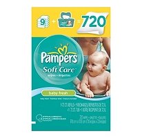 Pampers SoftCare Baby Fresh Wipes 10X Wipes 720 Count