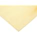 Latex Sheet, 40A Durometer, Solid, Smooth Finish, No Backing, Translucent Amber, 0.02" Thickness, 12" Width, 12" Length