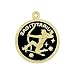 Vermeil 22K Gold on Sterling Silver Zodiac Sign Charm - Sagittarius