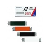 Handy Box Cutter, Tap Open/Tap Close, 12 per Box, Assorted