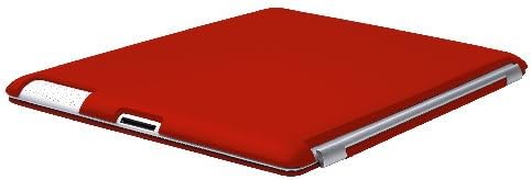 Red Ipad 2, Ipad 3, the New Ipad, Slim Fit Case Cover for Apple Ipad 2nd 3rd Generation Wifi / 3g / 4g Model 16gb / 32gb / 64gb Smart Cover Compatible Partner &amp; Color Matching - Sticky Case By Techgiant [Patented Atmospheric Pressure Non-sticky Adhesive Soft Padding]