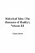 Book Historical Tales (The Romance of Reality), Volume III