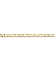 10k Yellow 20in Gold Light Figaro Necklace Chain. Metal Wt- 11.56g