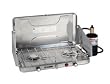 Century 12,000 BTU 2-Burner Stainless Steel Ignition Stove w/Tray Camping Camp Stoves