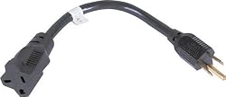Furman ADP-1520 Adapter Cord, 20 Amp Socket to 15 Amp Plug