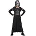 Officially Licensed Harry Potter Bellatrix Costume - Become one of the Death Eaters in this Hooded Dress and Mask!