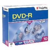 Click here to buy Verbatim 10PK DVD-R 4.7GB 16X 95099 by Verbatim.