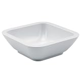 Zak Designs - 0016- 1585E - Coupelle carrée - 15cm - Blanc- Seaside - mélamine