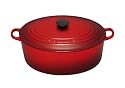 Le Creuset Enameled Cast-Iron 5-Quart Oval French Oven, Red