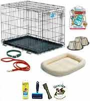 Puppy Crate Package Small Boy Blue 