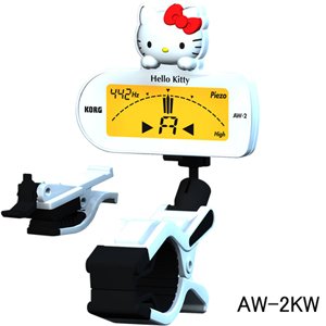 KORG クリップ式チューナー AW-2KW Kitty ホワイト AW-2KW