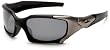 Oakley Men's Pit Boss Iridium Polarized Sunglasses,Black and Titanium Frame/Black Lens,one size