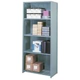 Closed Shelving Starter, 5 Wire Shelves, 36Wx18Dx84H Gray