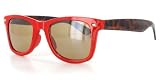 Flash Wayfarer 8250M Fun Two-Tone Retro Sunglasses for Men or Women Protect Your Eyes with Classic Style