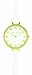 Betsey Johnson Women's XOX White Patent Leather Watch #BJ2132