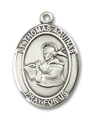 St. Thomas Aquinas Medium Sterling Silver Medal
