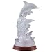 Dolphins On Waves Of Light Battery Operated Collectible [Kitchen]