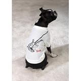 Extra Large Printed Guitar Dog Tee Shirt