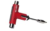 Skateboard Tool Silver Ratchet Dark Red