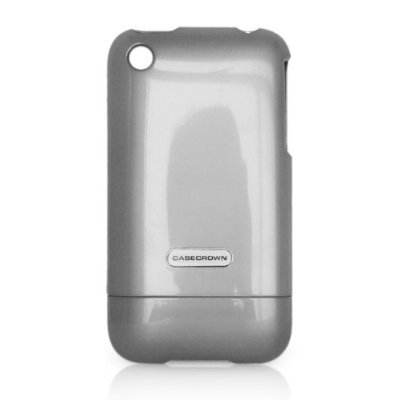 CaseCrown Apple iPhone 3G and 3GS Metallic Glider Case (Silver)