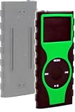 Green and Black - iPod Nano 2nd Generation Two Tone Tough Skin Case with FREE Adjustable Nylon Sports Armband