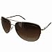 Kenneth Cole Reaction Semi Rimless Style Aviator Sunglasses