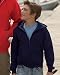 7.75 oz 50/50 Youth Full-Zip Hooded Sweatshirt by Gildan (Style# 18600B)