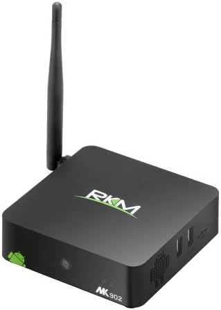 Rikomagic RKM MK902-16G Google Android TV Box Mini PC, RK3188 Quad Core Cortex-A9 1.6GHZ, Android 4.2 OS, 2G RAM, 16G ROM, Bluetooth, 5MP Camera, Built in Microphone, External WIFI Antenna, Supports Miracast