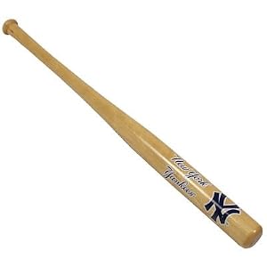 New York Yankees 18 Mini Natural Wood Baseball Bat by 