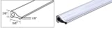 CRL Chrome Frameless Shower Door Tapered Threshold - 32 in long