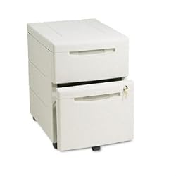 Iceberg Workmanager Underdesk Mobile Ped File w/1 Box/1 File Drwrs, Platinum GY