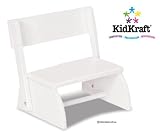 Large Wood Flip Stool / Chair Select Color: White - 15801
