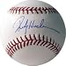 Rickey Henderson Autographed/Hand Signed MLB Game Baseball Oakland Athletics
