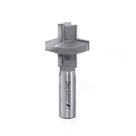 Amana Tool 55410 Wedge Groove 2-Flute Carbide Tipped Router Bit, 1/2-Inch Shank