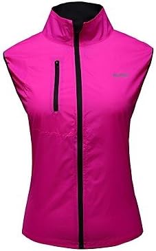 Women's Sleeveless Spring/Summer/Autumn Cycling Vest Breathable/Rain-Proof/Lightweight Materials/Reflective Strips/Reflective Trim Pink M/L/XL , M