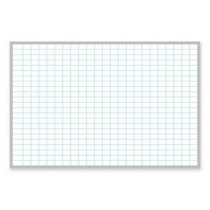 Magna Visual PBFGL-8 Magna Visual Planning Board 2x3 Grid Porcelain-On-Steel 72 x 48 BlueWhite