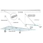CRL Brushed Stainless 45" Glass Awning System Connecting Rod for 42" Wide Panels