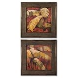 IMAGE OF Set of 2 Banana Tropics Artwork
