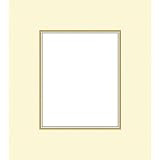 Savage ProMatte, Double 16 x 20 Photo Mat with 11 x 14 Opening, Bevel Cut, Acid Free, Dual Colors: Ivory / Cuervo