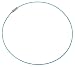 Stainless Steel Turquoise Blue Laminated Chain 16" 18" Choker Necklace with Screw Clasp