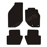 Volvo C70 Tailored Car Mats (1999-2006) Black Deluxe Carpet (Budget Range)