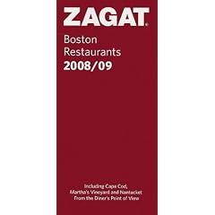 Zagat Boston Restaurants 2008/09: Including Cape Cod, Martha's Vineyard and Nantucket (Zagatsurvey)