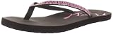 Roxy Women's Barbados Flip Flop,Pink/Brown,8 M US