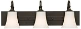 Barrington 24 Wide BronzeThree Light Bath Bar