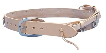 MONITALY 'Tito Leather Belt' w/strap, natural